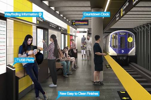 A rendering of what the 53rd Street R train will look like when it's finished. You RRRRR gonna love it. You get it?